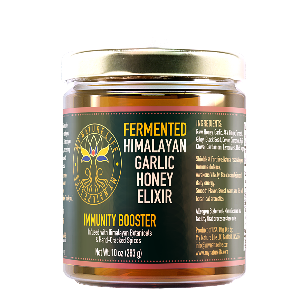 Fermented Himalayan Garlic & Honey Elixir
