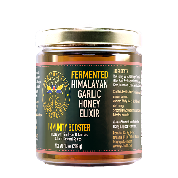 Fermented Himalayan Garlic & Honey Elixir