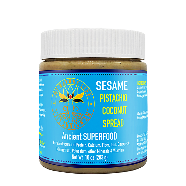 Sesame Pistachio  Coconut Spread